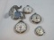 Pocket Watch Lot West Clox Bull's Eye Pocket Watch w/Second Hand, Lucerne Mother of Pearl