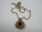 Gau w/ Tara Tibetan Buddhism Prayer Amulet Hinged Pendant Heart Shape Turquoise/Coral