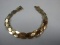 Stamped 750=18 Karat Golf Pave Modernist Design Bracelet End/End 6 1/2