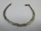Italy 925= Sterling Braided Herringbone Bracelet 6 1/2