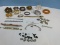 Bracelets Lot, Embossed India Designs, abstract Modern, Beaded Butterfly Charm, 3 Strand etc..