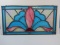 Beautiful Stain Glass Flower Window Sun Catcher Panel    27
