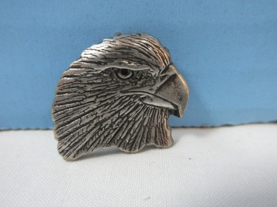 Sterling Eagle Head Pendant