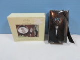 Lenox American by Design Everyday Soiree Collection Pineapple Wine Stopper & Coaster Set?.