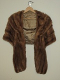 Vintage Lady's Mink Fur Stole Shaw/Shoulder Wrap