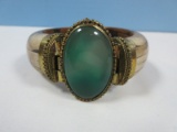 Trillionaire Maker Money & Luck Attracting Magic K Bracelet Bone, Brass Accent & Cobochon?.