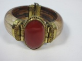 Trillionaire Maker Money & Luck Attracting Magic K Bracelet Bone, Brass Accent & Cobochon?.