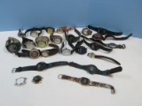 20 Plus Men's Wrist Watches Digital Timex Expedition, Tru Time Talking Atomic, Zonex, Timex