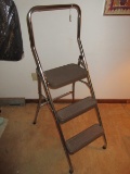Metal 3 Steps Folding Step Stool