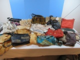 Lot Ladies Pocketbooks, Hand/Shoulder Bags, Purses Leather Tignanello, Ten Thousand Villages