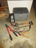 Garden Tools Utility Shovel, Pruner, Terrace Accents Chest w/Partial Tools etc..