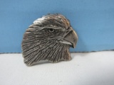 Sterling Eagle Head Pendant