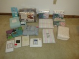 Lot Utica No Iron Percale 180 Thread Count King Flat/Fitted Sheets Villa Multi, Queen Fitted??.