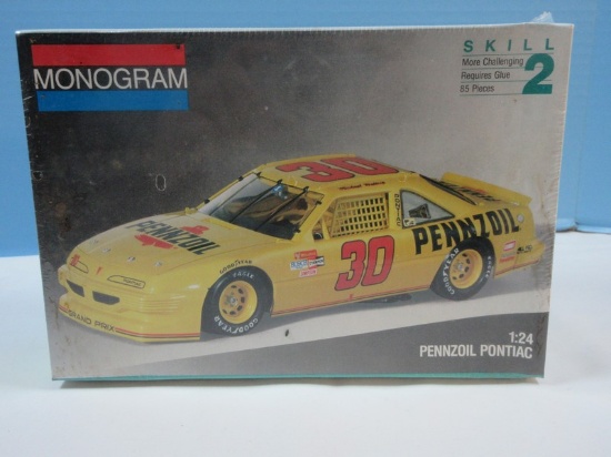 Monogram #30 Pennzoil Pontiac Michael Waltrip 1:24 Scale NASCAR Model Factory Sealed Kit