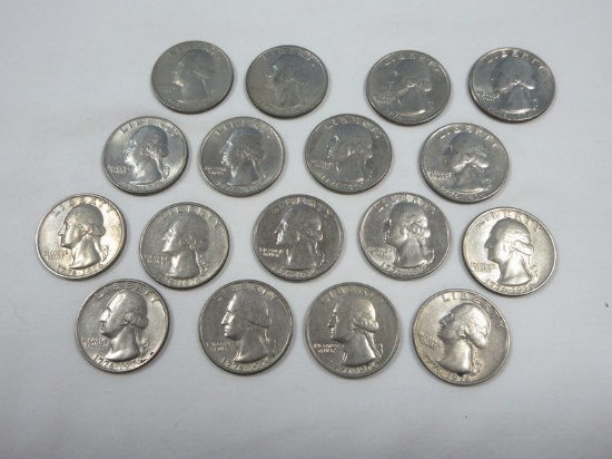 17 Washington Bicentennial Design Quarter Coins Philadelphia No Mint Mark