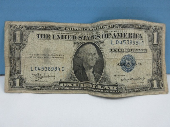 Series 1935-A Silver Certificate One Dollar Bill Bank Note