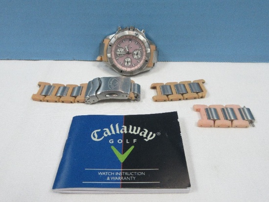 Callaway Chronograph Wristwatch w/Date Display