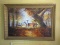 Autumn Forest w/herd of Deer Original Artwork Textured Oil on Canvas Signed Tegneel in