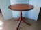 Bombay Co. Furniture Oval Federal Style Candle Stand Accent Pedestal Table on Brass Casters w/