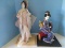 2 Geisha Figural Dolls 14