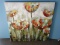Impressionist Multicolor Spring Tulips in Bloom Giclee on Gallery Wrap Canvas 28