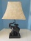 Whimsical Black Resin Figural Elephant 21