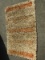 Specialty Design Rag Accent Rug Beige/Burnt Orange Accents. 63