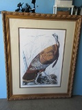 Titled Wild Turkey Plate 1 No. 1 Birds of America by John James Audubon Fine Artwork Print in