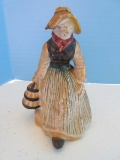 Early Denmark Ackemann & Fritze Mark Milk Maiden Pottery 4 1/2