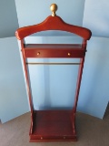 Bombay Co. Furniture Valet Butler Stand w/2 Drawers & Rod. 45 1/2