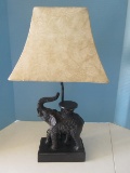 Whimsical Black Resin Figural Elephant 21