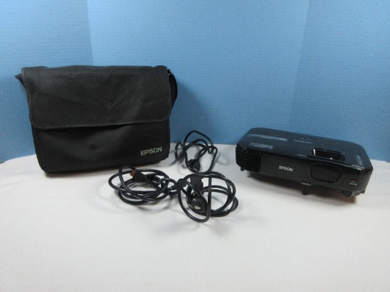 EPSON LCD Projector Model H429A w/ Tote Storage