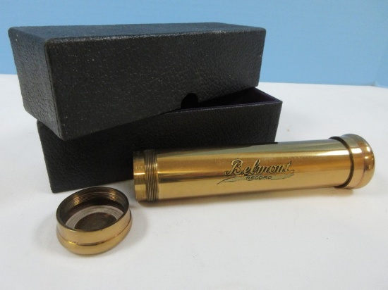 Unique Oddity The Belmont Record Casket Coffin Capsule Record Document Cylinder Bronze