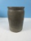 Vintage Pottery Salt Glaze Textured Finish Storage Crock Vessel- 7