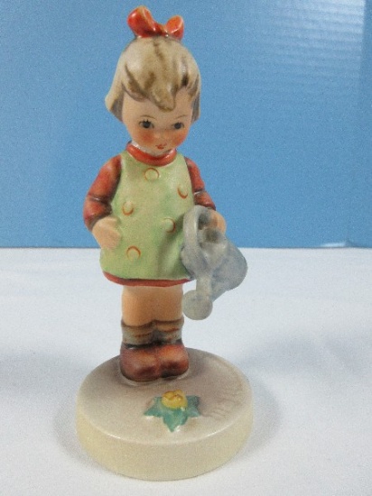 Collectors Goebel Hummel "Little Gardener" 4 1/2" Figurine #74 Stylized Bee Mark TMK5