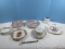 Lot Nippon China Hand Painted Dome Covered Cheese Serving Dish Lily & Foliage/Oval 7 3/4
