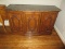 Henredon Classic Country Manor Style Server/Credenza Console w/Marble Tip Triple Panel