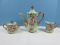 5pc Lefton China Heritage Green 8 3/4