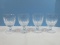 Set of 4 Waterford Crystal Colleen Pattern 5 1/4