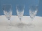 Set of 3 Waterford Crystal Colleen Pattern 7 3/8