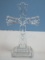 Waterford Crystal Scalloped Edge Cross 8