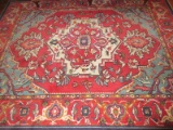 Stunning Safavieh Monaco Classic Design Area Rug Vivid Red/Turquoise 100% Polypropylene