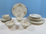 20pcs Theodore Haviland China New York Apple Blossom Pattern Pink Flowers Design