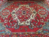 Stunning Safavieh Monaco Classic Design Area Rug Vivid Red/Turquoise 100% Polypropylene