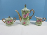 5pc Lefton China Heritage Green 8 3/4