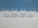 Waterford Crystal Set of 4 Colleen Pattern 3 1/2