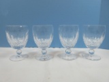 Set of 4 Waterford Crystal Colleen Pattern 5 1/4