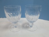 Set of 2 Waterford Crystal Colleen Pattern 5 1/4