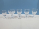 5 Waterford Crystal Colleen Pattern 3 7/8