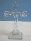 Waterford Crystal Scalloped Edge Cross 8